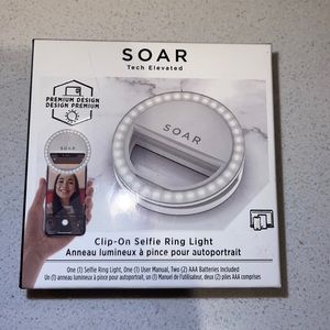 Never Used!! Soar Clip-On Selfie Ring Light
